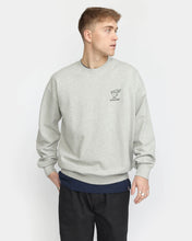 Load image into Gallery viewer, Revolution Men&#39;s Wake Up Printed Sweatshirt in Grey Melange
