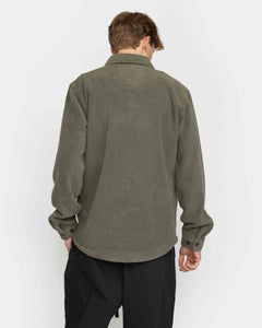 Revolution Men's Fleece Overshirt in Grey