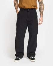 Load image into Gallery viewer, Revolution Men&#39;s Wide Worker Trouser in Black
