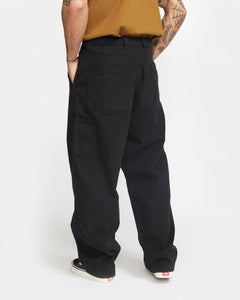 Revolution Men's Wide Worker Trouser in Black