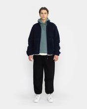 Load image into Gallery viewer, Revolution Men&#39;s Heavy Teddy Jacket in Navy
