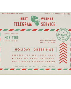 Regional Assembly of Text Telegram Holiday Card