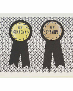 Regional Assembly of Text New Grandparents Button Card