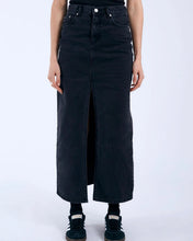 Load image into Gallery viewer, Dr. Denim Women&#39;s Myra Midi Skirt in Black Used
