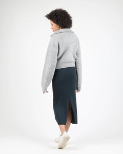 Wemoto Women's Sid Sweater in Heather Grey