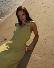 Load image into Gallery viewer, Afends Women&#39;s Amaya Maxi Dress in Lemongrass
