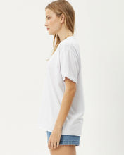 Load image into Gallery viewer, Afends Women&#39;s Sunny Oversized Tee in White
