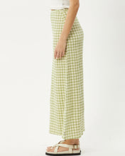 Load image into Gallery viewer, Afends Women&#39;s Darcy Maxi Skirt in Lemongrass Check
