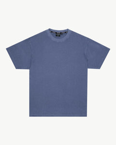 Afends Men's Foundation Boxy Tee in Washed Marlin