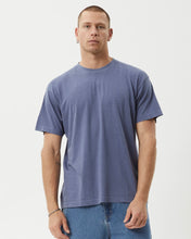 Load image into Gallery viewer, Afends Men&#39;s Foundation Boxy Tee in Washed Marlin
