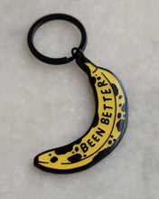 Load image into Gallery viewer, Stay Home Club Been Better Banana Keychain
