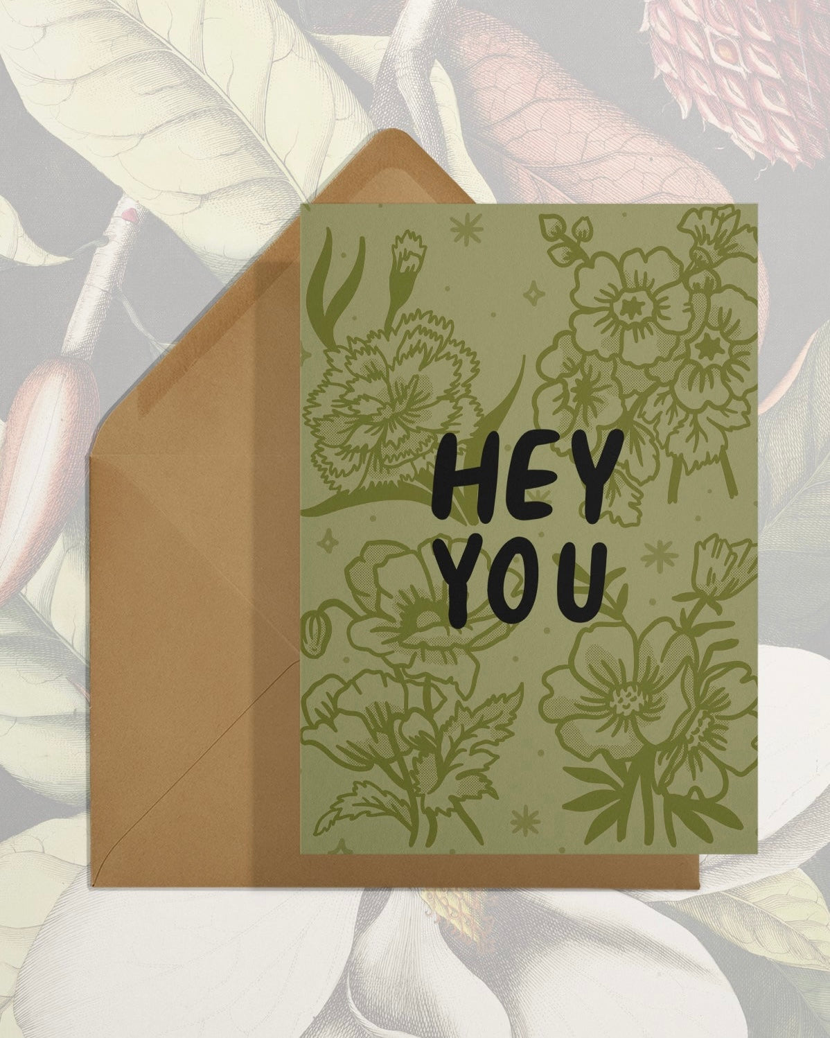 Stay Home Club Hey You Greeting Card