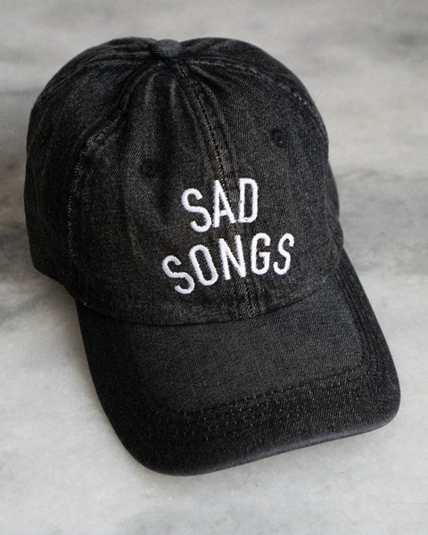 Stay Home Club Sad Songs Denim Cap