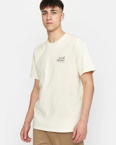 Revolution Men's Video Printed T Shirt in Off White