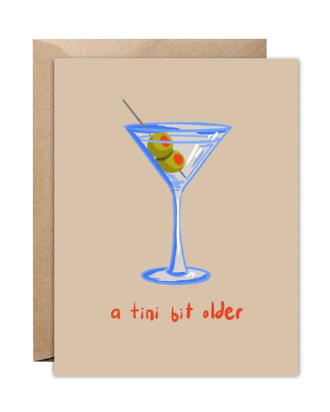 Paper Protégé A Tini Bit Older Birthday Card