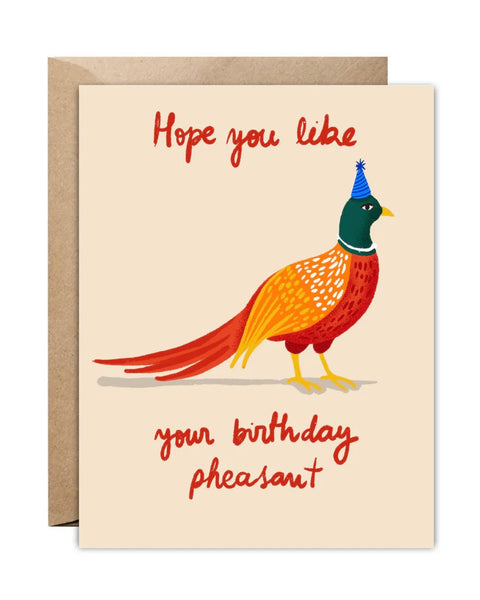 Paper Protégé Birthday Pheasant Card