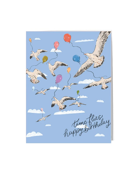 Paper Protégé Time Flies Birthday Card