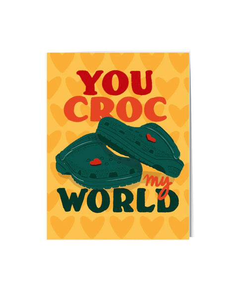 Paper Protégé You Croc My World Card
