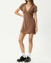 Load image into Gallery viewer, Afends Women&#39;s Hartley Mini Dress in Cinnamon
