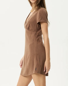 Afends Women's Hartley Mini Dress in Cinnamon