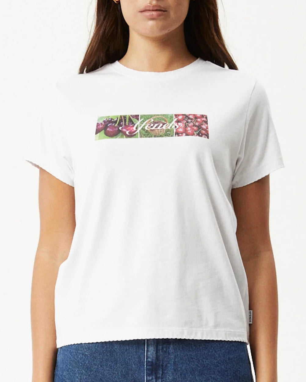 Afends Women's On Top Tee in White