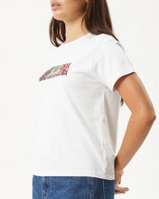 Load image into Gallery viewer, Afends Women&#39;s On Top Tee in White
