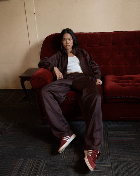 Afends Women's Avenue Track Pant in Coffee