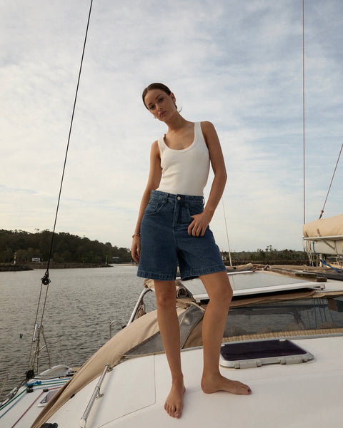 Afends Women's Emilie Denim Short