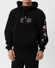 Load image into Gallery viewer, Afends Men&#39;s Smell The Roses Hoodie in Black
