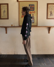 Load image into Gallery viewer, Afends Men&#39;s Smell The Roses Hoodie in Black
