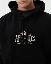 Load image into Gallery viewer, Afends Men&#39;s Smell The Roses Hoodie in Black
