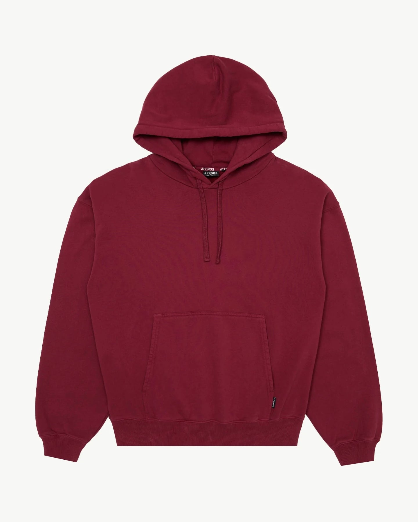 Afends Genesis Hoodie in Washed Burgundy