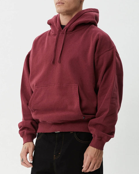 Afends Genesis Hoodie in Washed Burgundy