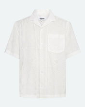 Load image into Gallery viewer, Minimum Men&#39;s Hayden Broderie Anglaise Shirt in Coco Milk
