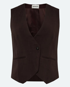 Minimum Women's Melina Vest in French Roast