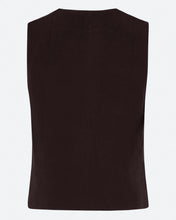 Load image into Gallery viewer, Minimum Women&#39;s Melina Vest in French Roast
