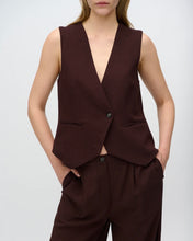 Load image into Gallery viewer, Minimum Women&#39;s Melina Vest in French Roast
