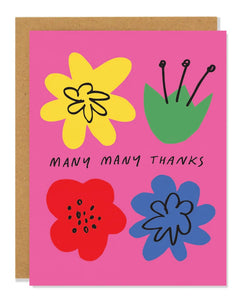 Badger & Burke Flower Thank You Card