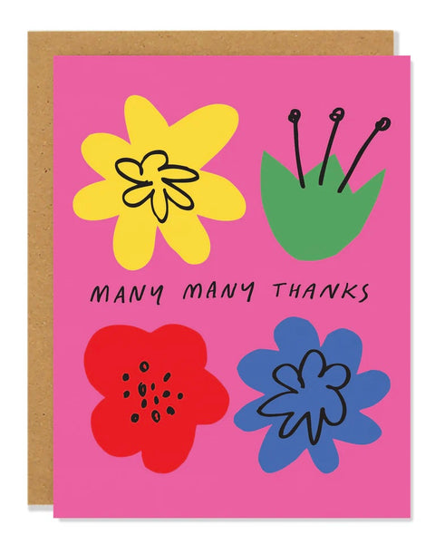 Badger & Burke Flower Thank You Card