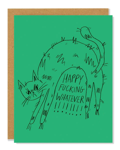 Badger & Burke Happy F*cking Whatever Birthday Card