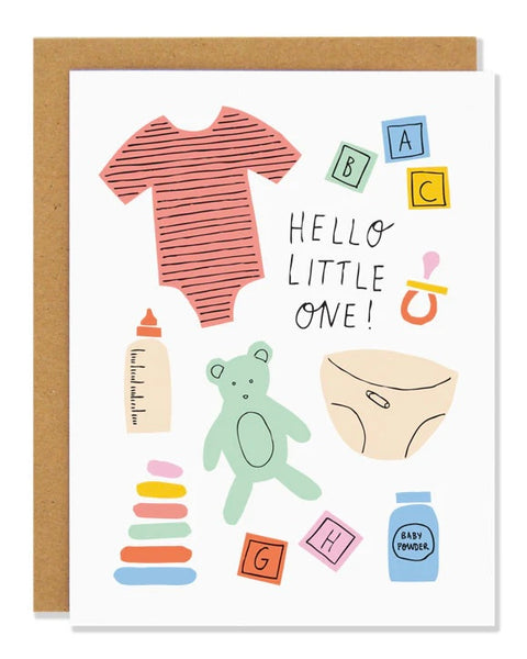 Badger & Burke Little One New Baby Card
