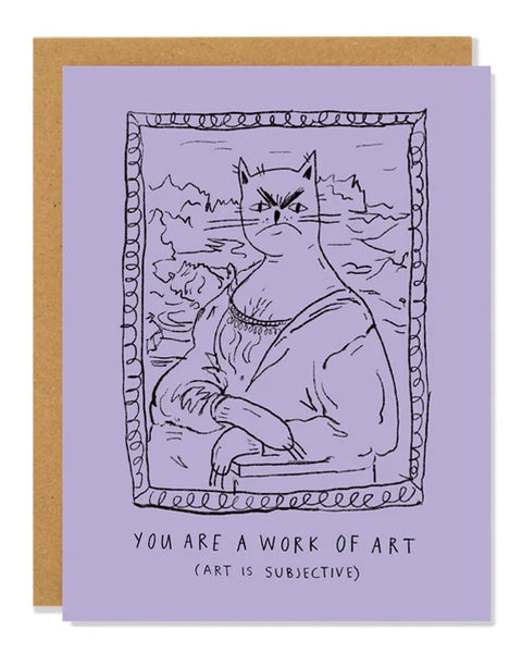 Badger & Burke Work of Art Greeting Card