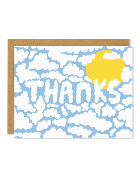 Badger & Burke Cloudy Thank You Card