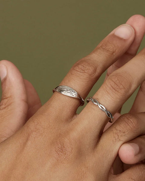 Twenty Compass Braided Ring