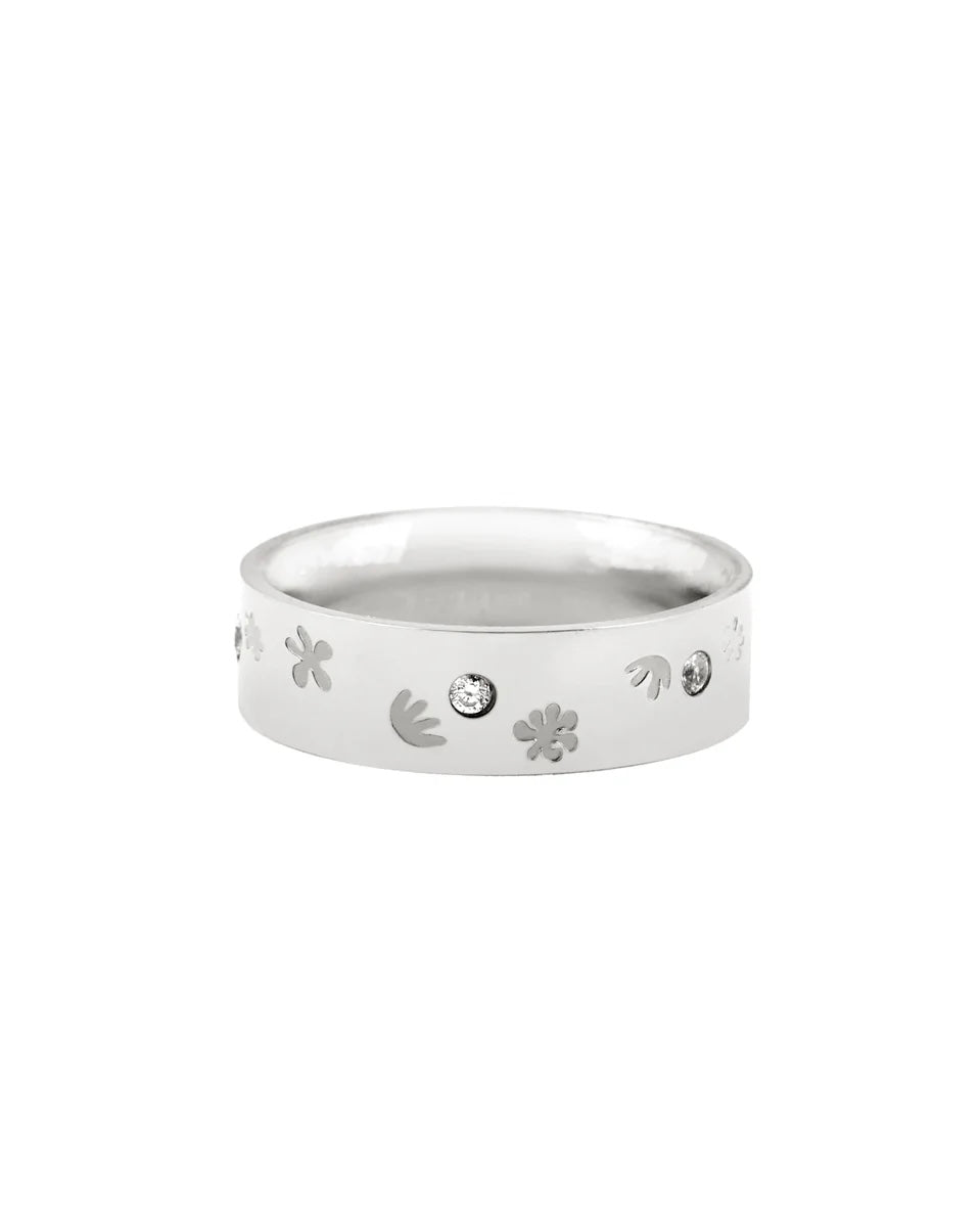 Twenty Compass Work of Art Ring