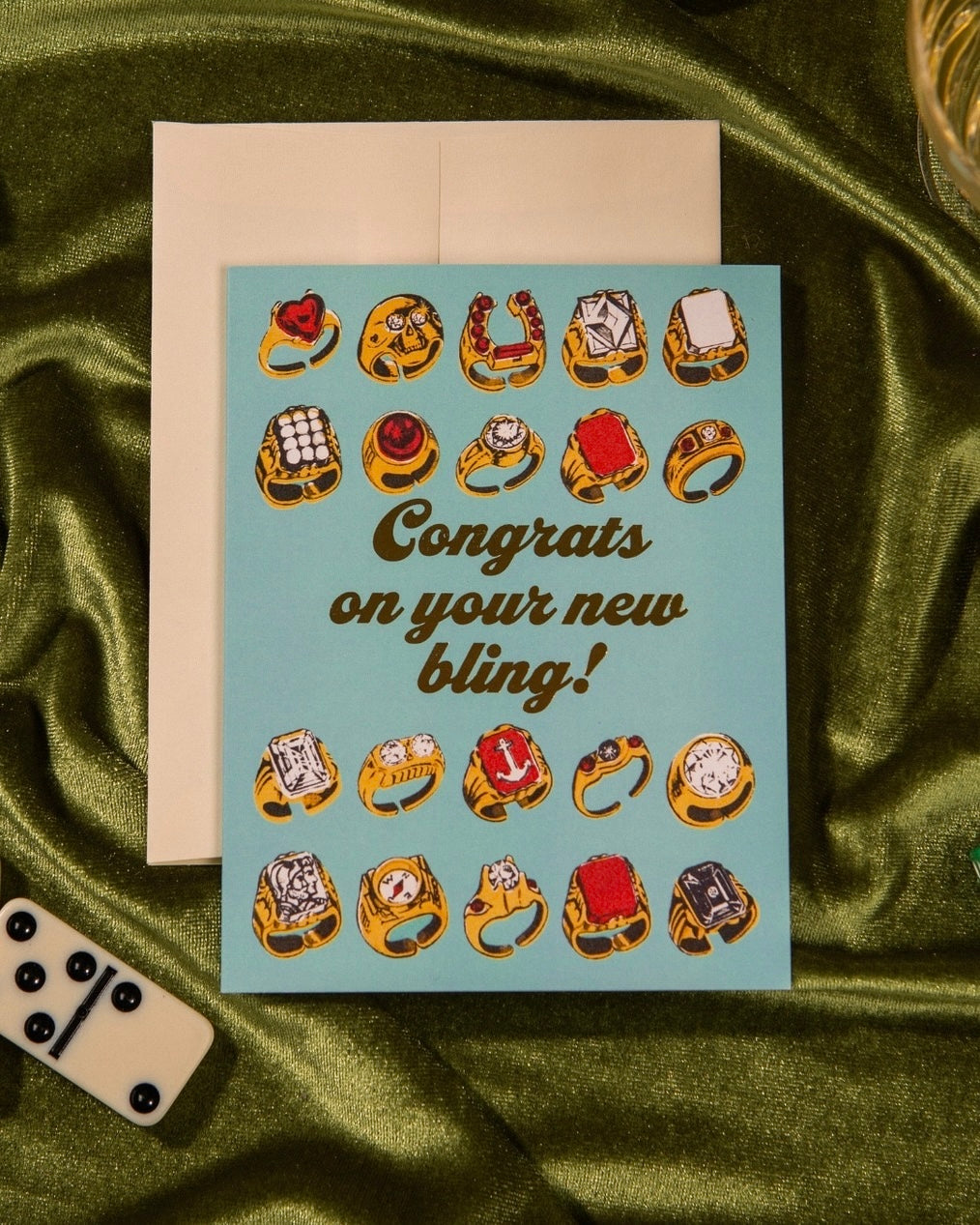 Lucky Goods Congrats New Bling Card