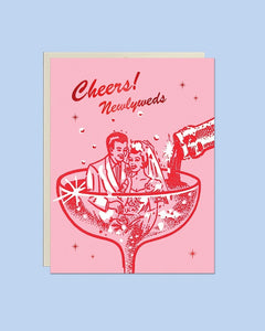 Lucky Goods Cheers Newlyweds Card