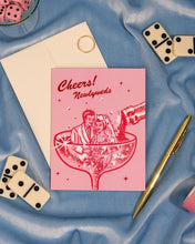Load image into Gallery viewer, Lucky Goods Cheers Newlyweds Card
