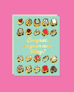 Lucky Goods Congrats New Bling Card