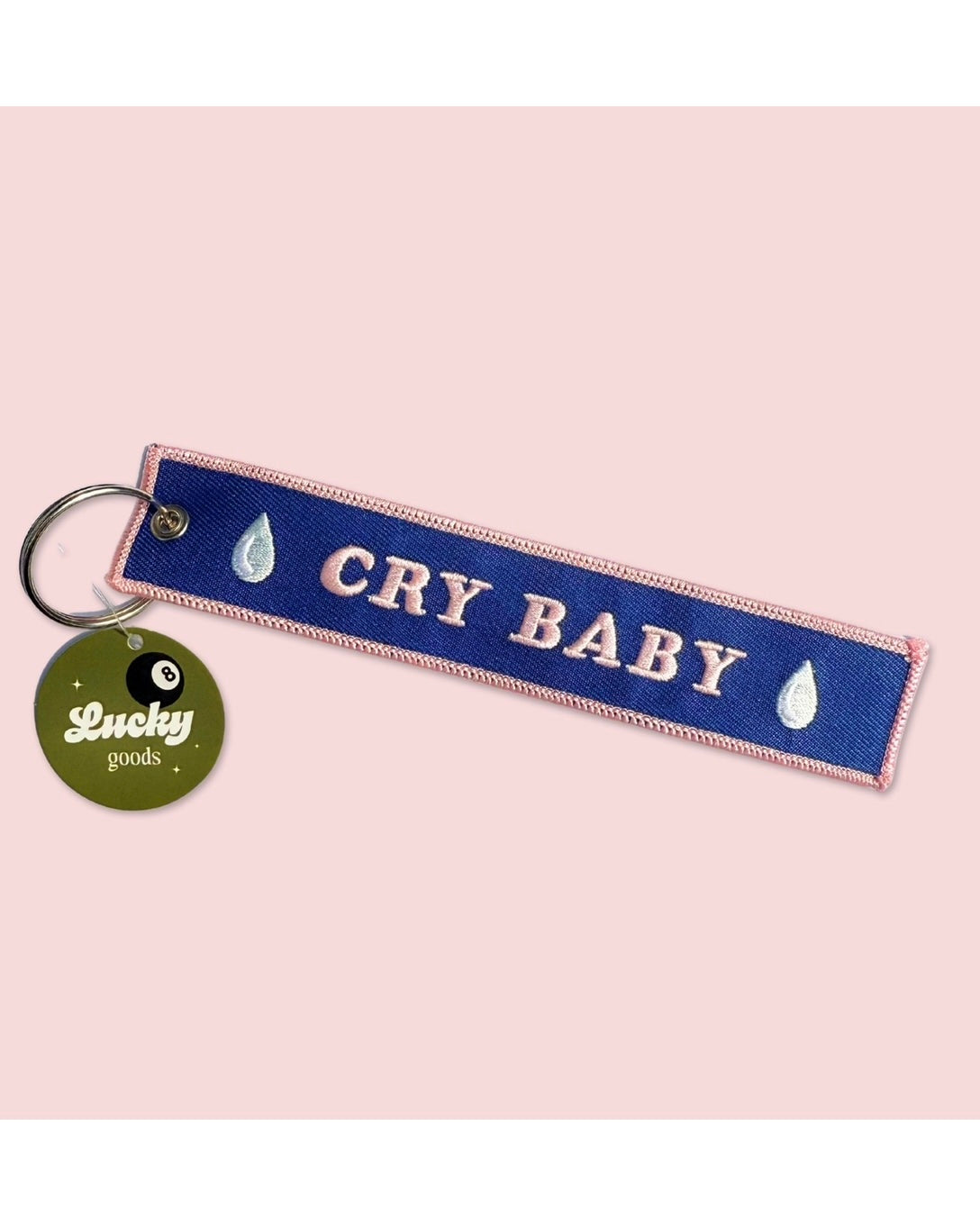 Lucky Goods Embroidered Keychain